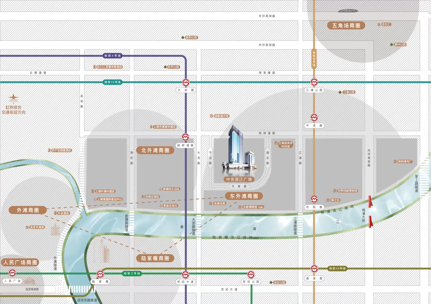 中交滨江广场区位